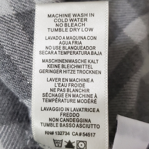 Anthropologie Cloth & Stone Plaid Ruffle Collar Top - Picture 12 of 13